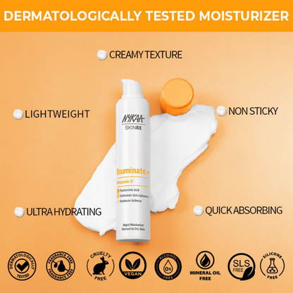 Nykaa SkinRX Vitamin C Illuminate + Night Moisturizer - Distacart
