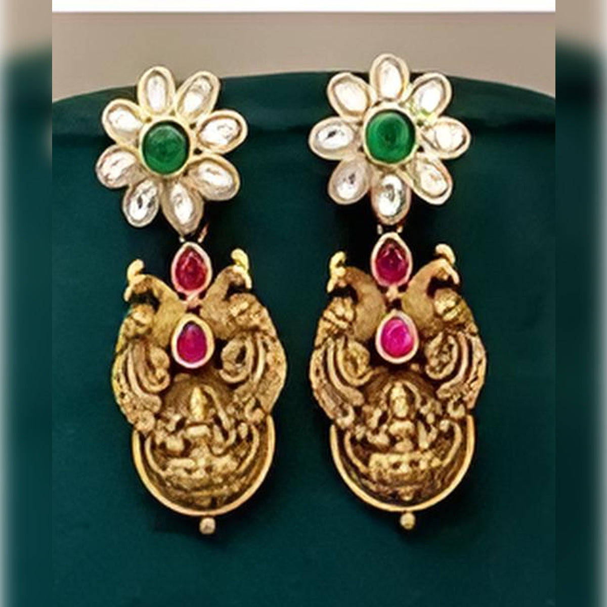 Jewel City Opulent Gold and Gemstone Necklace Set