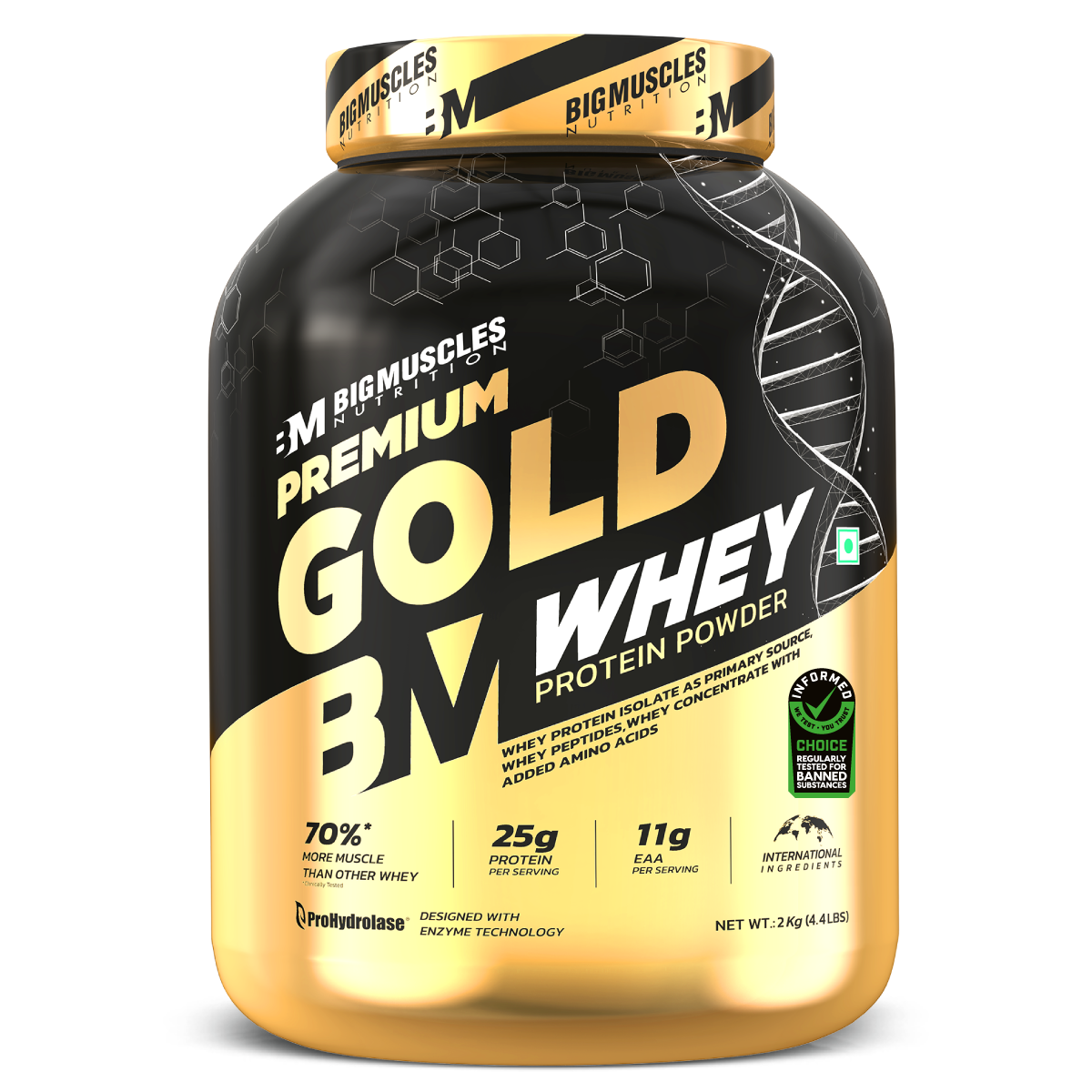 Big Muscles Nutrition Premium Gold Whey Protein - Distacart