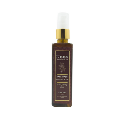 Neev Herbal Handmade Soaps Rose Majestic Glow Face Wash - Distacart