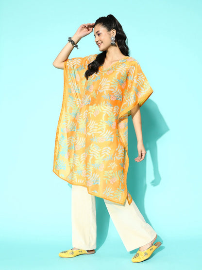 Yufta Printed Kaftan Kurta - Distacart