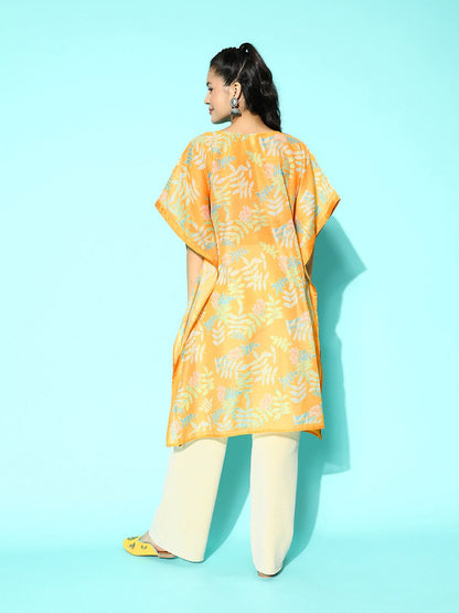 Yufta Printed Kaftan Kurta - Distacart