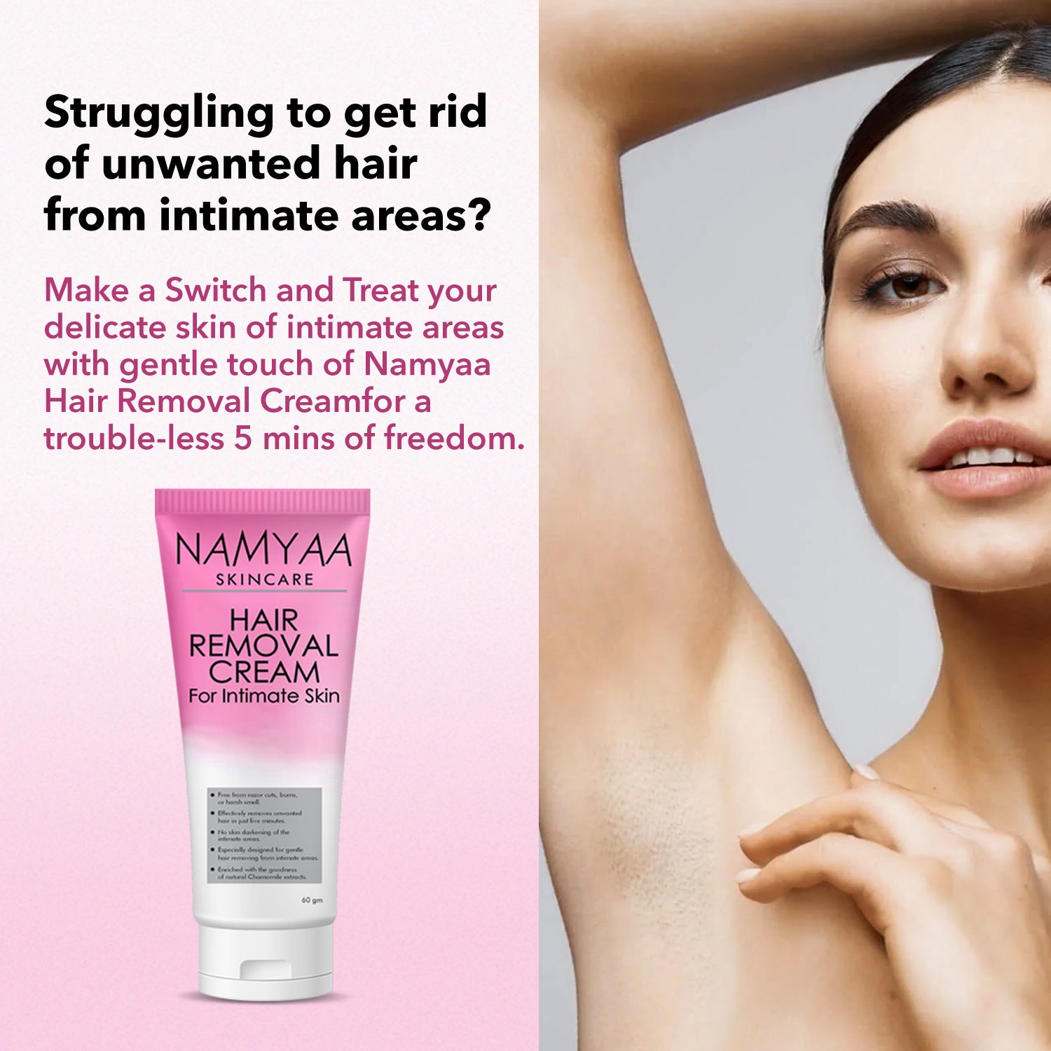 Namyaa Hair Removing Cream - Distacart