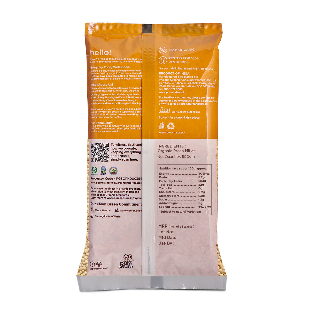 Pure & Sure Organic Proso Millet