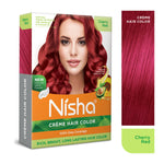 Thumbnail for Nisha Creme Hair Color for Women - Cherry Red - Distacart