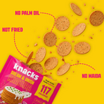 Thumbnail for Knacks Coin Khakhra Crisps - Dream & Onion Flavour - Dista
