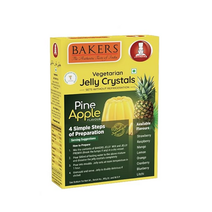 BAKERS Jelly Crystals - Pineapple - Dista
