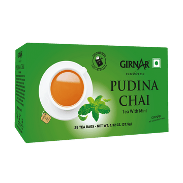 Girnar Black Tea Bags - Pudina - Distacart