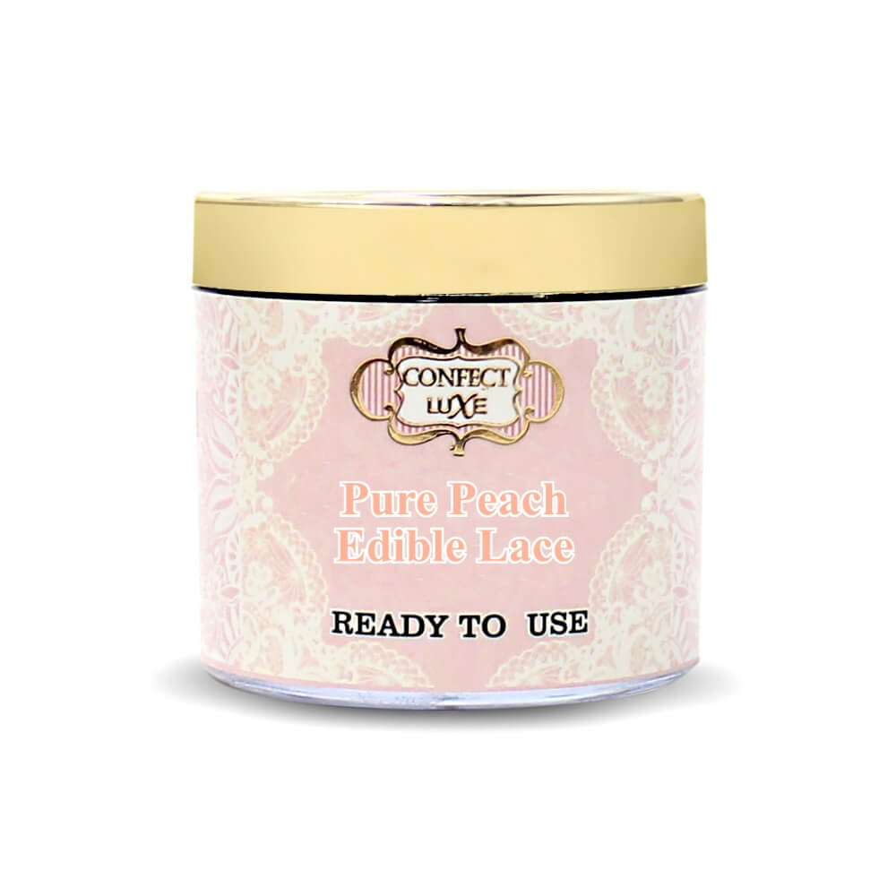 pure peach edible lace 100g