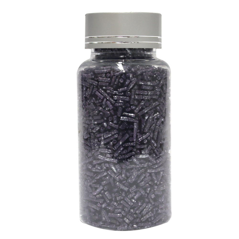 confect purple vermicelli sprinkles 90 gms