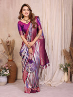 Thumbnail for Anaita Banarasi Tissue Silk Saree - Distacart