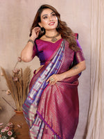 Thumbnail for Anaita Banarasi Tissue Silk Saree - Distacart