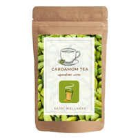 Thumbnail for Satvi Wellness Cardamom Tea | Elachi tea | Natural Cardamon with Black Tea - Distacart
