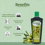 Thumbnail for VI-JOHN Naturale Olive Enriched Hair Oil Nourish & Protect with Vitamin A.E & F
