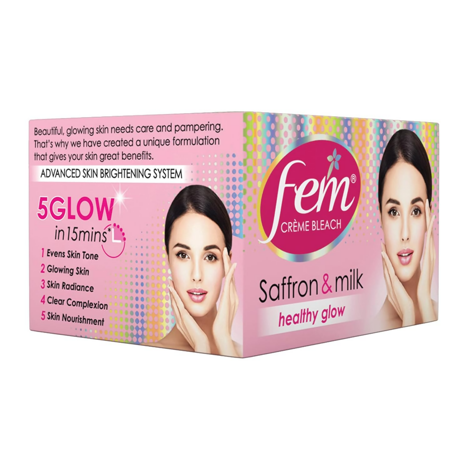 Fem Fairness (Saffron & Milk) Creme Bleach - Distacart