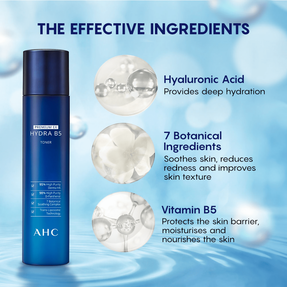 AHC Premium Ex Hydra B5 Toner - Korean skincare - Distacart