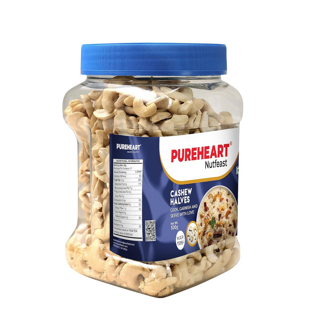 Pureheart Nutreat Split Cashew Halves - Distacart