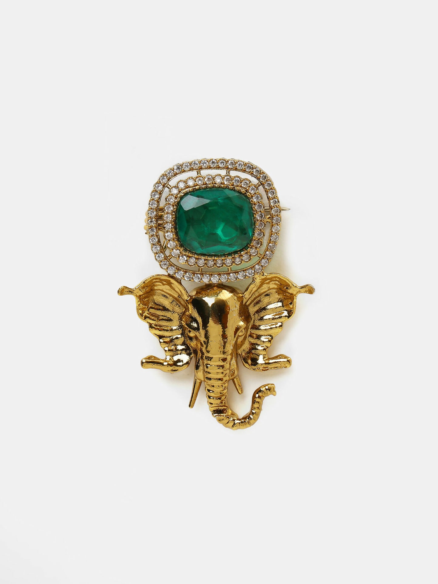 Ruby Raang Ganesha Imprint Brooch - Distacart
