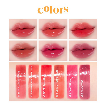 Etude House Over Glowy Tint - 01 Black Cat Rose Jelly - Distacart