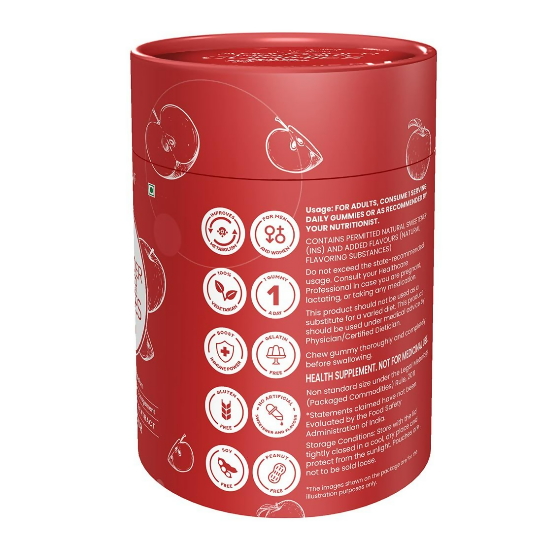 Exotic Leaf Apple Cider Gummies - Distacart