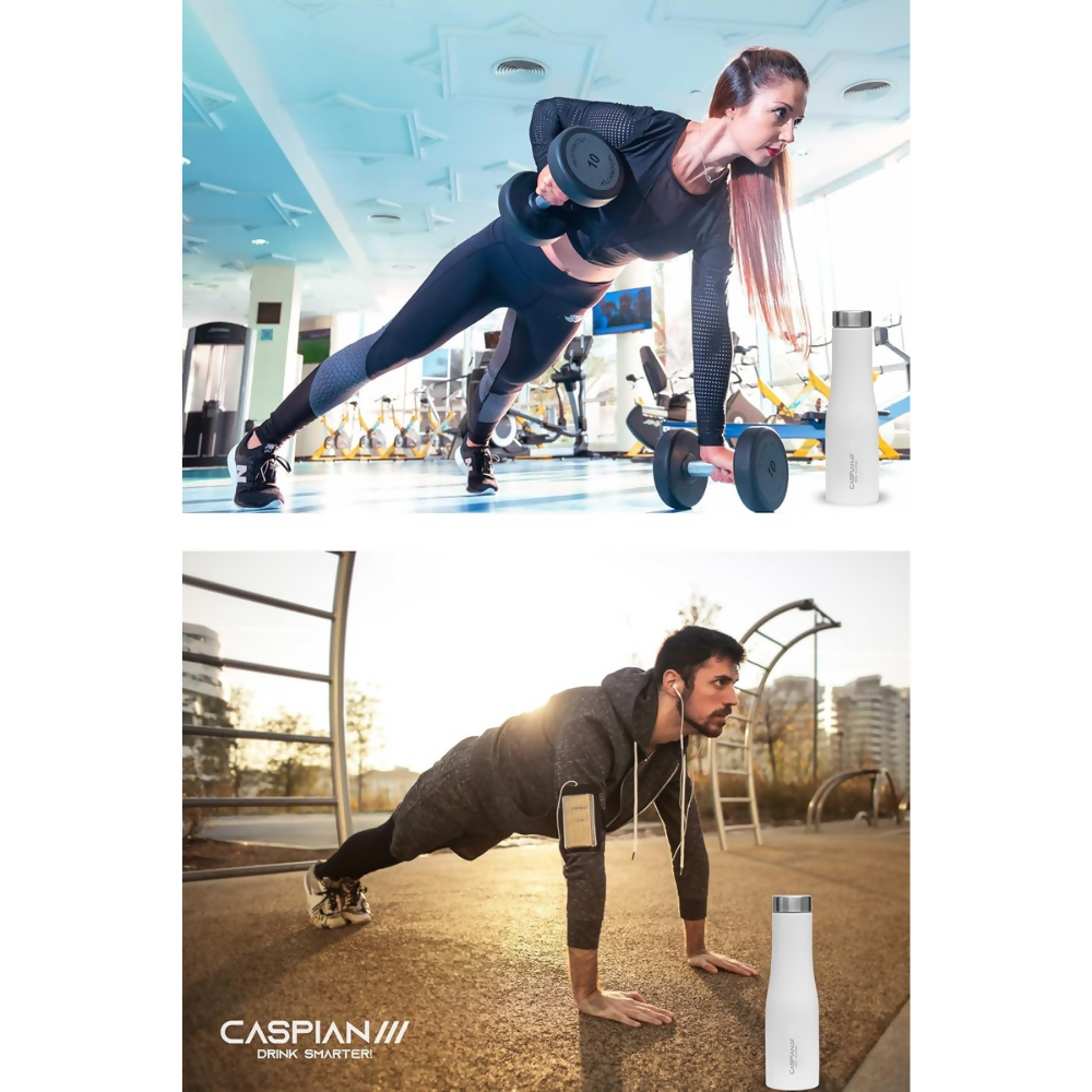 CASPIAN /// Aqua Stainless Steel Water Bottle - Dista