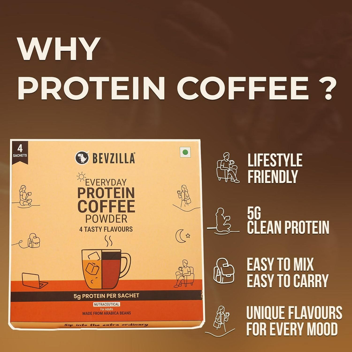 Bevzilla Everyday Protein Coffee