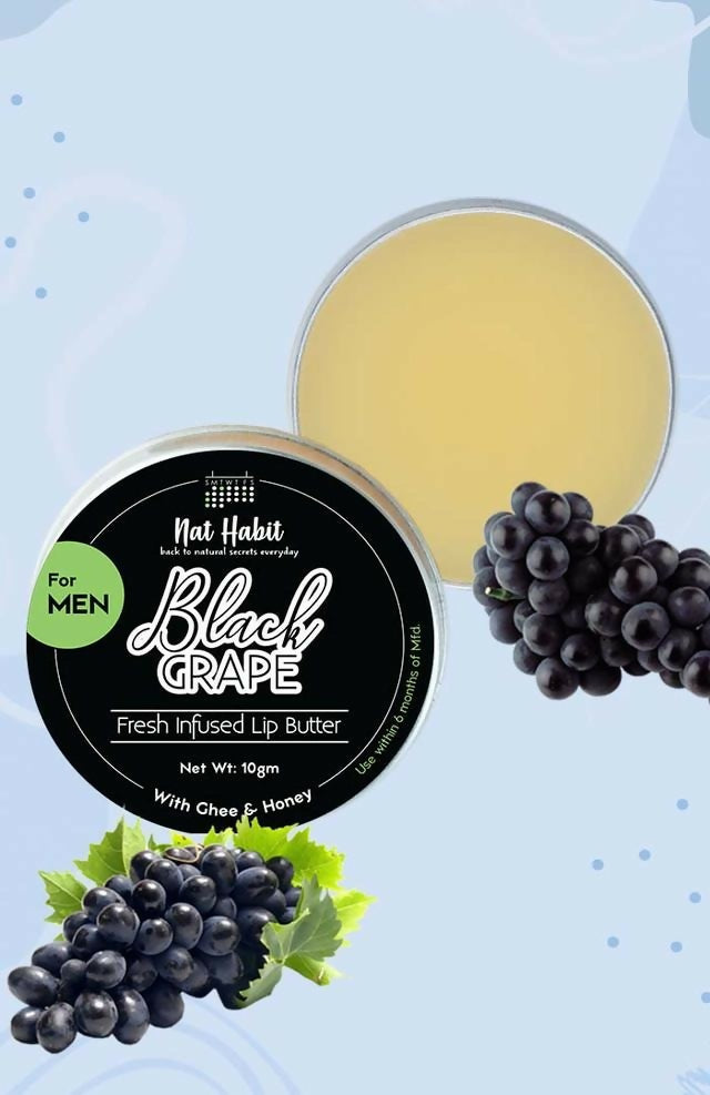 Nat Habit Black Grape Lip Butter - Distacart
