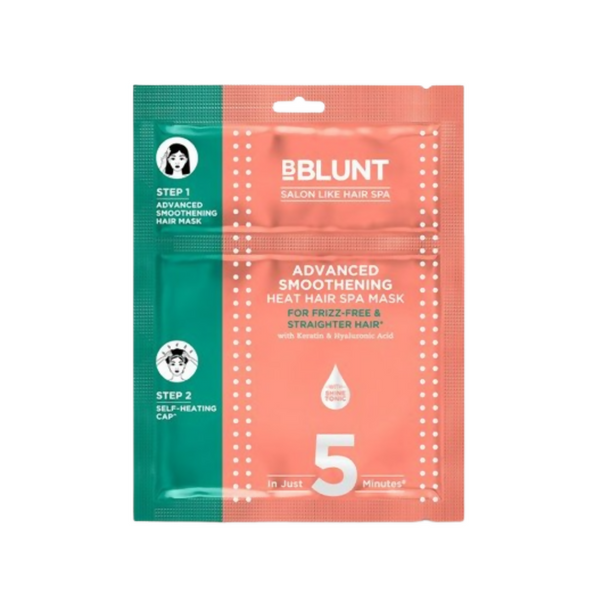 BBlunt Advanced Smoothening Heat Hair Spa Mask with Keratin & Hyaluronic Acid - Distacart