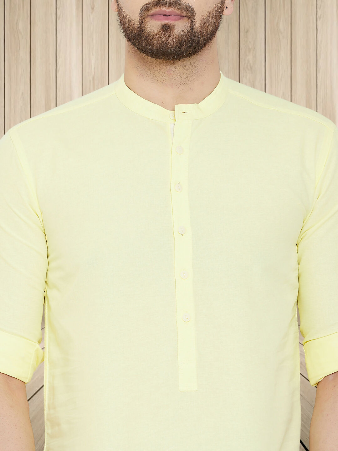 Even Apparels Men's Pure Cotton Yellow Kurta - Distacart