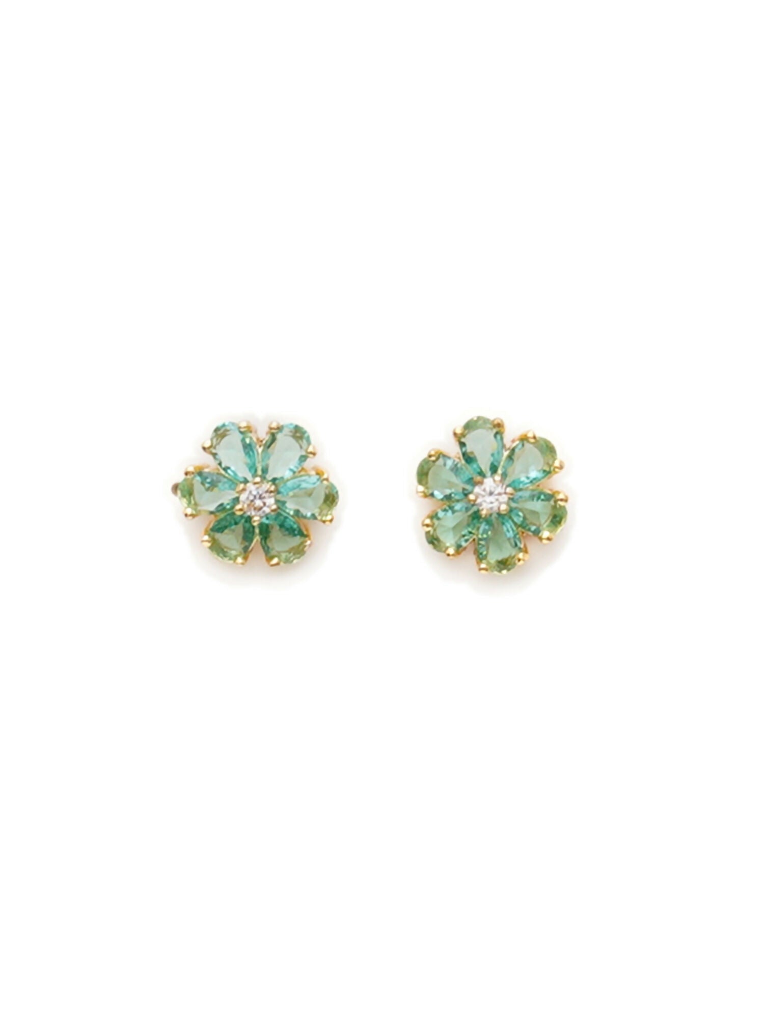 stone stud (mint green ) - Ruby Raang - Distacart