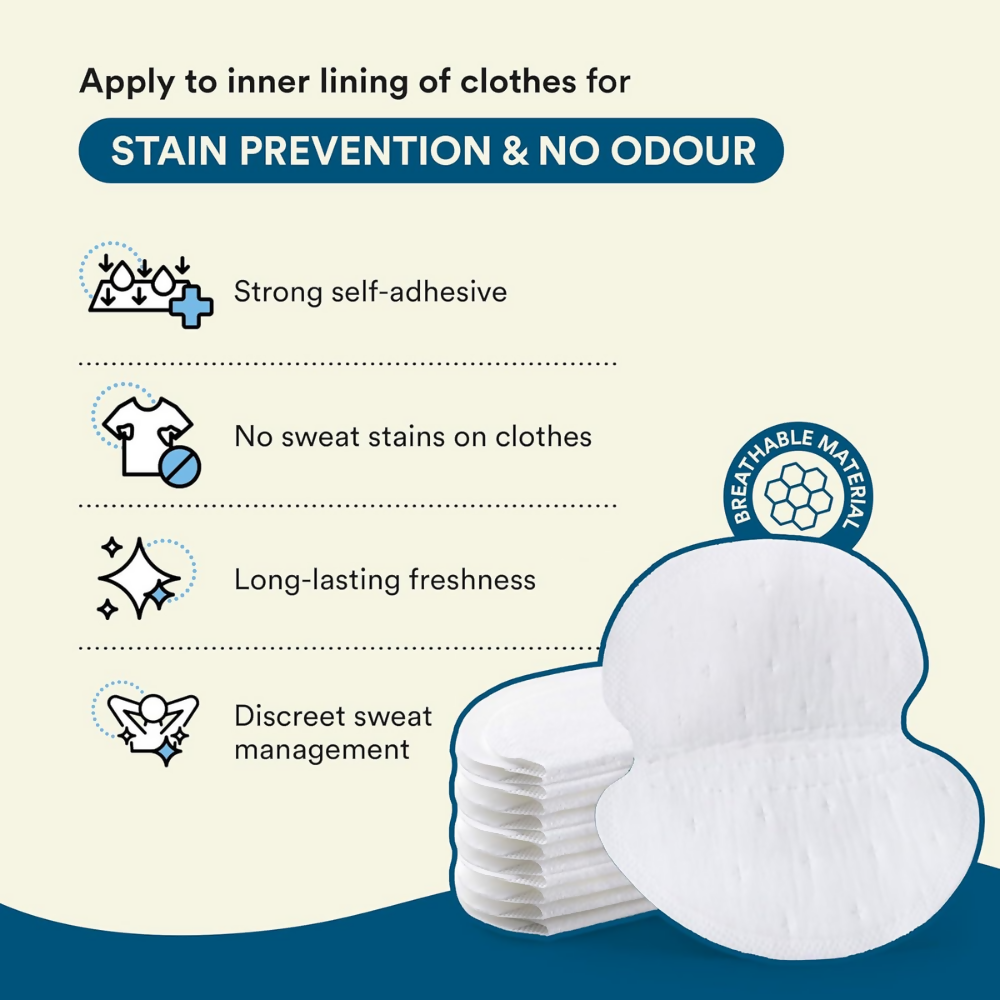 Bloom by Bold Care Sweat Pads for Underarms - Dista