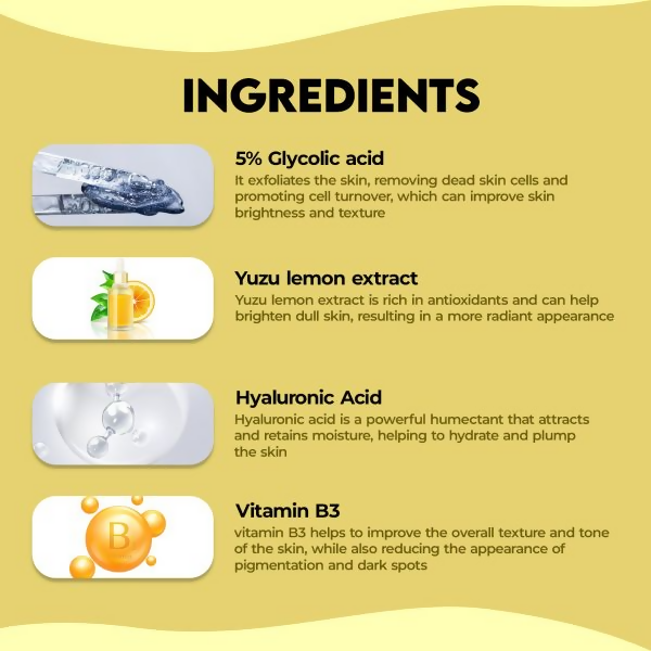 Jovees 5% Glycolic Acid Brightening Skin Serum - Distacart