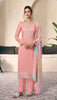 Anaita Peach Embroidered Silk Stitched Salwar Suit - Distacart