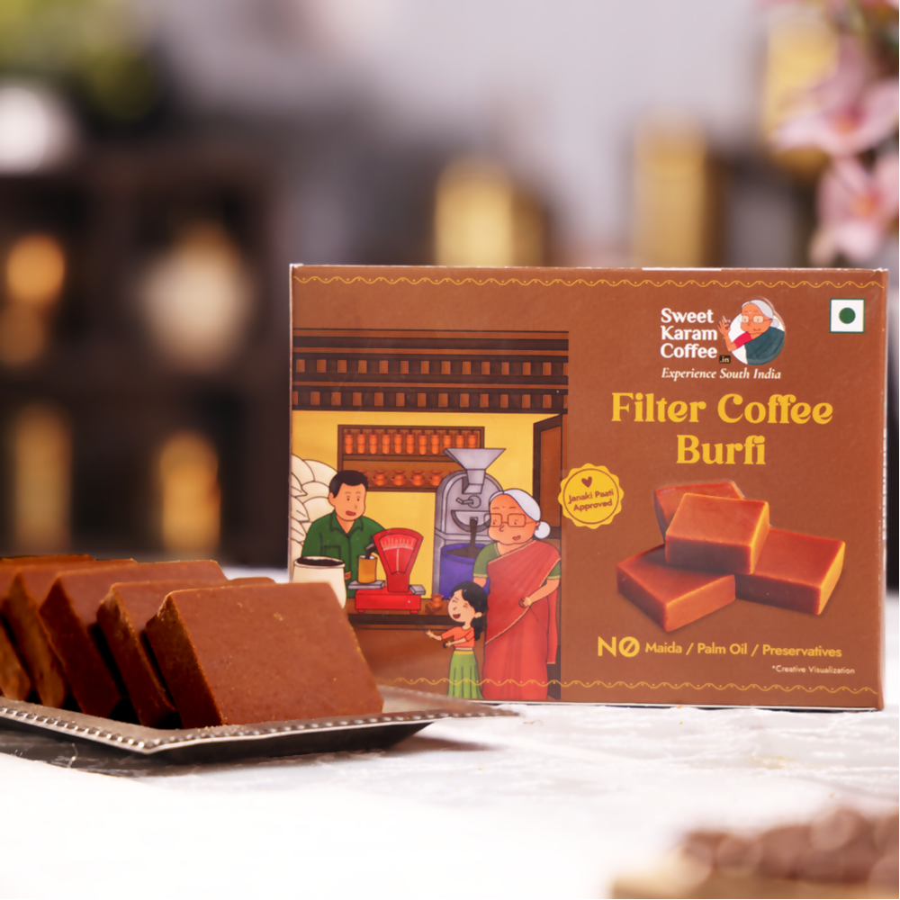 Sweet Karam Coffee Filter Coffee Burfi - Dista