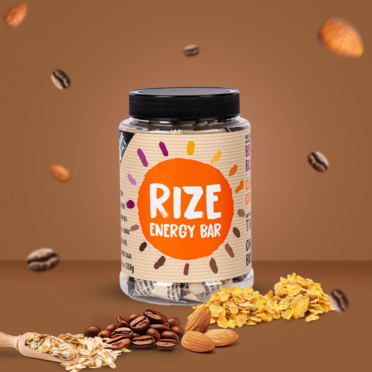 Rize Energy Bar Assorted Bars - Distacart