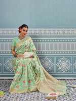 Thumbnail for Astita Pista Silk Saree