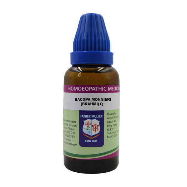Father Muller Bacopa Monnieri (Brahmi) Mother Tincture Q - Distacart