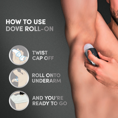 Dove Men + Care Invisible Dry Anti - Perspirant Roll - On - Distacart