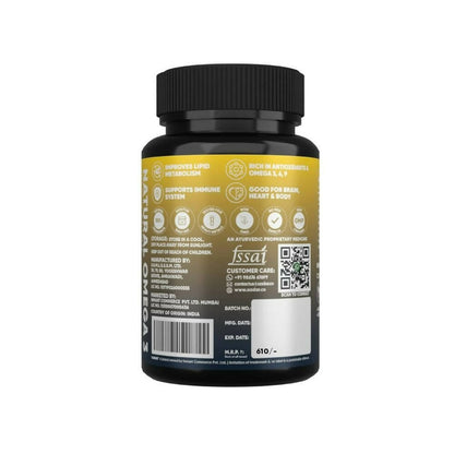 Aadar Natural Omega 3 Flax Seed Capsules - Distacart
