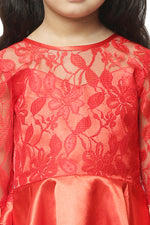 Thumbnail for Asmaani Kids Party Wear Stylish Dresses, Perfect for Parties, Functions & Vacations - Red