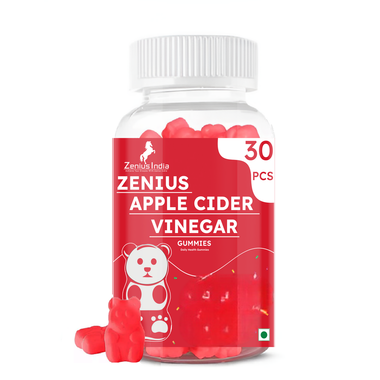 Zenius Apple Cider Vinegar Red Apple Gummies - Dista