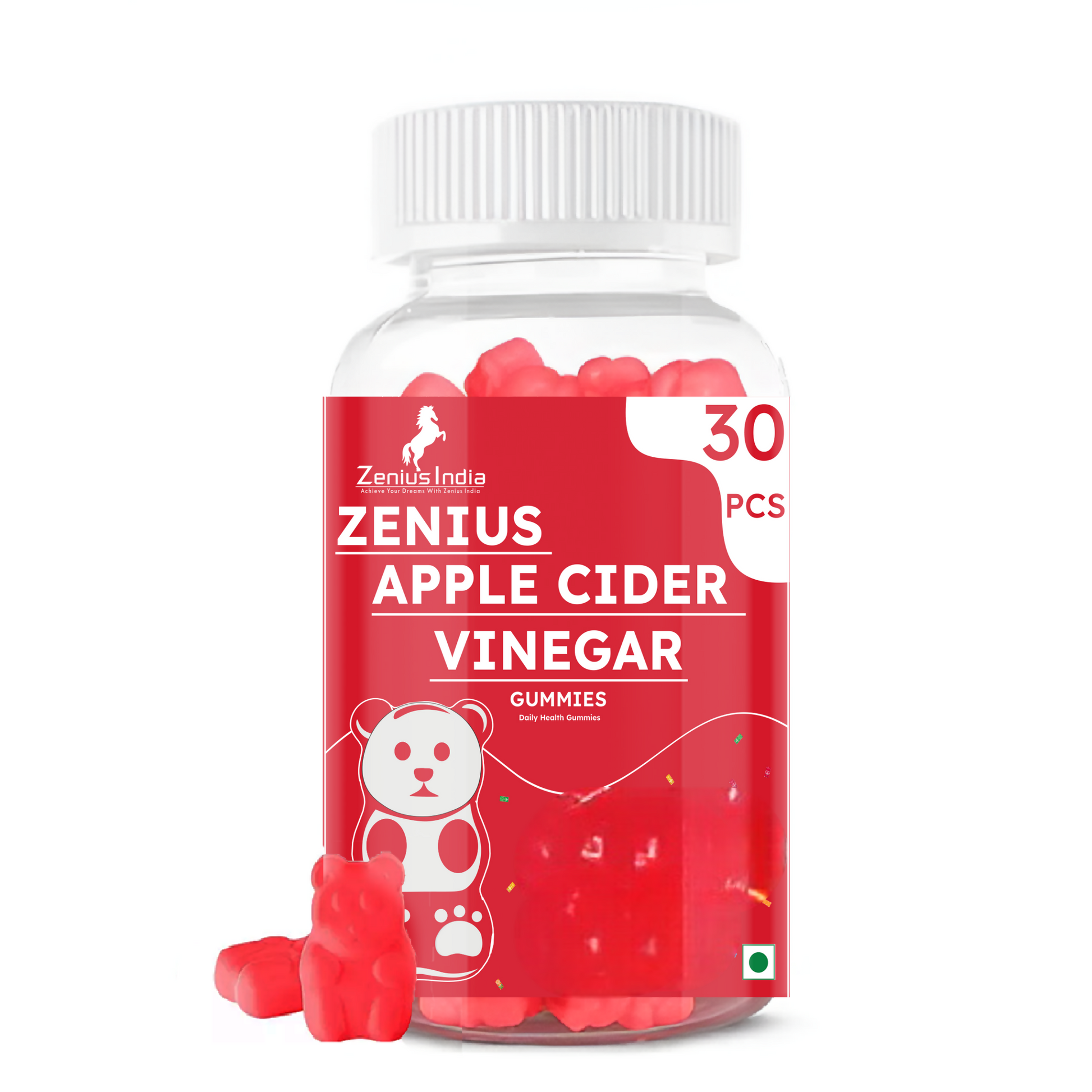Zenius Apple Cider Vinegar Red Apple Gummies - Dista