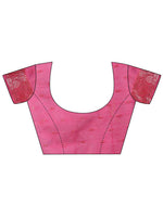 Thumbnail for Astita Linen Cotton Pink Saree