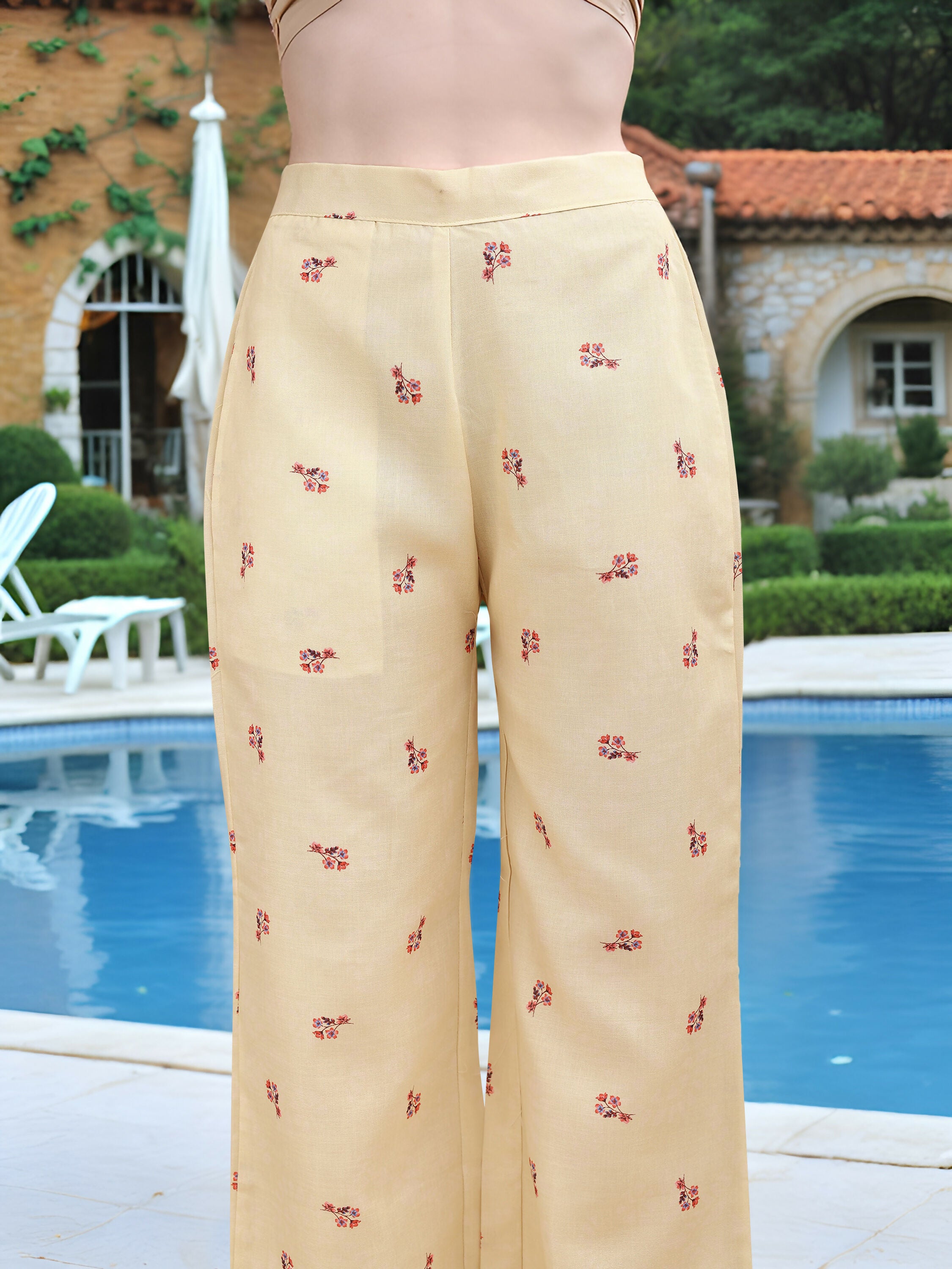 Joban Fashion Off White Position Digital Print With Position Foil Kurta Set