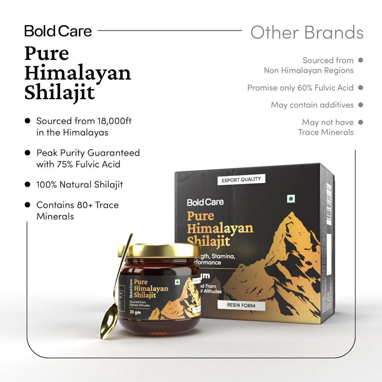 Bold Care Pure Himalayan Sj Resin - Distacart