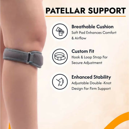 Orth-rem Patella Stabilizer (Pair) Knee Support Strap - Distacart