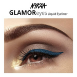Thumbnail for Nykaa Glamoreyes Waterproof & Smudgeproof Coloured Natural Liquid Eyeliner - Blue - Dista