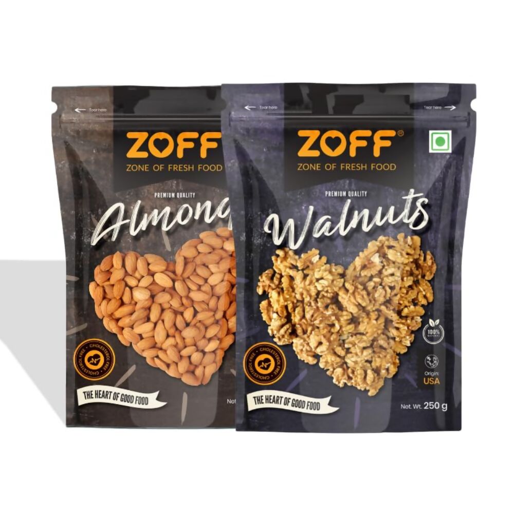 Zoff Premium Almonds & Walnuts Combo - Distacart