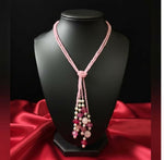Thumbnail for Joban Fashion Women Peach Lace Agate Pendant - Distacart