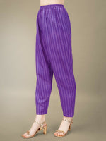 Thumbnail for Jyoti Fashion Women's Purple Rayon Embroidery & Sequence work Kurta with Trouser & Dupatta - Distacart